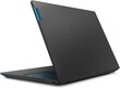 Lenovo IdeaPad L340-17IRH 17.3", Intel Core i7-9750H, 16GB, 128GB SSD + 1TB HDD, be OS, Juodas цена и информация | Nešiojami kompiuteriai | pigu.lt