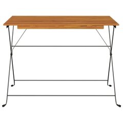 Sulankstomas bistro stalas vidaXL, 100x54x71cm цена и информация | Садовые столы, столики | pigu.lt