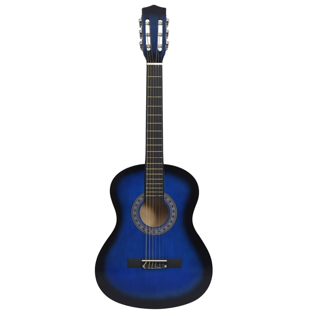 Klasikinė gitara su dėklu pradedantiesiems, 3/4 36" kaina ir informacija | Gitaros | pigu.lt