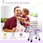 Vienaragis ant ratukų Homcom, violetinis kaina ir informacija | Žaislai kūdikiams | pigu.lt