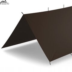 Stovyklavimo tentas, Baldakimas HELIKON-TEX, SUPERTARP Ripstop Ruda 300 x 300 cm kaina ir informacija | Kitas turistinis inventorius | pigu.lt