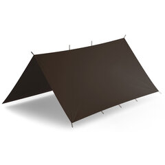 Stovyklavimo tentas, Baldakimas HELIKON-TEX, SUPERTARP Ripstop Ruda 300 x 300 cm цена и информация | Другой туристический инвентарь | pigu.lt