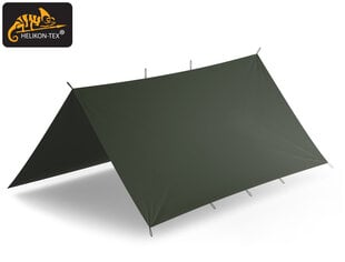 Stovyklavimo tentas, Baldakimas HELIKON-TEX, SUPERTARP Žalia 300 x 300 cm цена и информация | Другой туристический инвентарь | pigu.lt