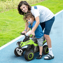 Vaikiškas paspiriamas automobilis-šliaužynė Aosom, žalia kaina ir informacija | Žaislai kūdikiams | pigu.lt