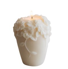 Sojų vaško žvakė Gėlių vaza kaina ir informacija | Žvakės, Žvakidės | pigu.lt