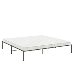 vidaXL Metalinis lovos rėmas, juodos spalvos, 183x213cm kaina ir informacija | Lovos | pigu.lt