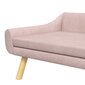 PawHut sofa šunims Elegantiška sofa katėms su atlošu, idealiai tinkanti vidutinio ir didelio dydžio šunims, aksomas, rožinė, 102x58,5x42,5cm kaina ir informacija | Guoliai, pagalvėlės | pigu.lt