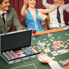 Pokerio dėklo rinkinys SportNow kaina ir informacija | Azartiniai žaidimai, pokeris | pigu.lt