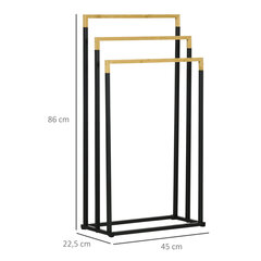 HomCom skalbinių džiovyklė, 45x22,5x86 cm kaina ir informacija | Skalbinių džiovyklos ir aksesuarai | pigu.lt