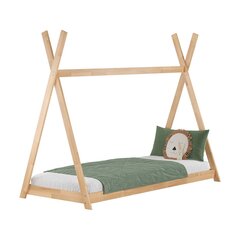 Кровать Olivia Leo, 90х200 см, коричневый цена и информация | Детские кровати | pigu.lt