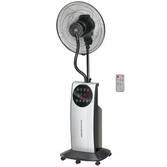 Homcom ventiliatorius, juodas цена и информация | Вентиляторы | pigu.lt
