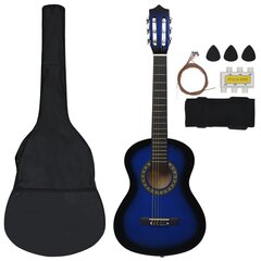 Klasikinės gitaros rinkinys pradedantiesiems, 8 dalių, 1/2 34" цена и информация | Гитары | pigu.lt