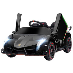 Dvivietis vaikiškas elektrinis automobilis Lamborghini Veneno, juodas kaina ir informacija | Elektromobiliai vaikams | pigu.lt