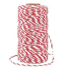 Medvilnės virvelė Mayqing, 1,5 mm x 200 m, raudona kaina ir informacija | Nėrimo priemonės | pigu.lt