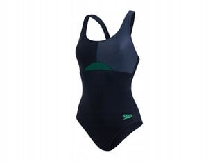 Maudymosi kostiumėlis moterims Speedo Hydractive 811394C506, juodas kaina ir informacija | Maudymosi kostiumėliai | pigu.lt