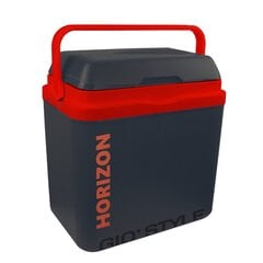 Elektrinė šaldymo dėžė GioStyle Horizon L, 26l, pilka/raudona kaina ir informacija | Šaltkrepšiai, šaltdėžės ir šaldymo elementai | pigu.lt
