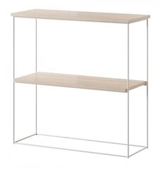 Полка ADRK Furniture Toni, коричневая/белая цена и информация | Полки | pigu.lt