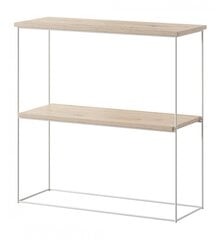 Полка ADRK Furniture Toni, коричневая/белая цена и информация | Полки | pigu.lt