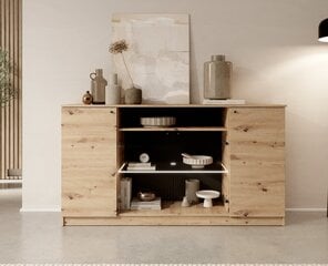 Тумба ADRK Furniture Evi I, коричневая цена и информация | Шкафчики в гостиную | pigu.lt