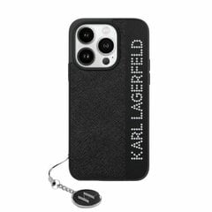 Karl Lagerfeld KLHCP15LPSAKDGCK iPhone 15 Pro 6.1" czarny|black hardcase Saffiano Rhinestones & Charm цена и информация | Чехлы для телефонов | pigu.lt