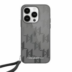 Karl Lagerfeld KLHCP15XHKDPNSK iPhone 15 Pro Max 6.7" czarny|black hardcase IML Mono KL Pattern & Cord цена и информация | Чехлы для телефонов | pigu.lt