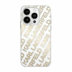 Karl Lagerfeld KLHCP15XHKFOEMD iPhone 15 Pro Max 6.7" złoty|gold hardcase IML Fullover  Logo цена и информация | Чехлы для телефонов | pigu.lt