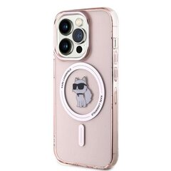 Karl Lagerfeld KLHMP14LHFCCNOP iPhone 14 Pro 6.1" różowy|pink hardcase IML Choupette MagSafe цена и информация | Чехлы для телефонов | pigu.lt