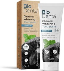 Зубная паста BioDenta™ Charcoal, 75 мл цена и информация | Зубные щетки, пасты | pigu.lt