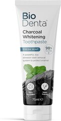 Dantų pasta BioDenta™ Charcoal, 75 ml kaina ir informacija | Dantų šepetėliai, pastos | pigu.lt