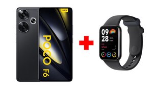 Xiaomi Poco F6 5G 12/512GB Black + Xiaomi Smart Band 8 Pro Black цена и информация | Мобильные телефоны | pigu.lt