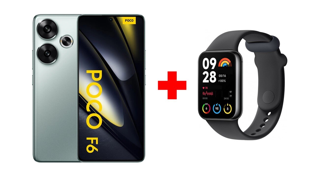 Xiaomi Poco F6 5G 12/512GB Green + Xiaomi Smart Band 8 Pro Black цена и информация | Mobilieji telefonai | pigu.lt