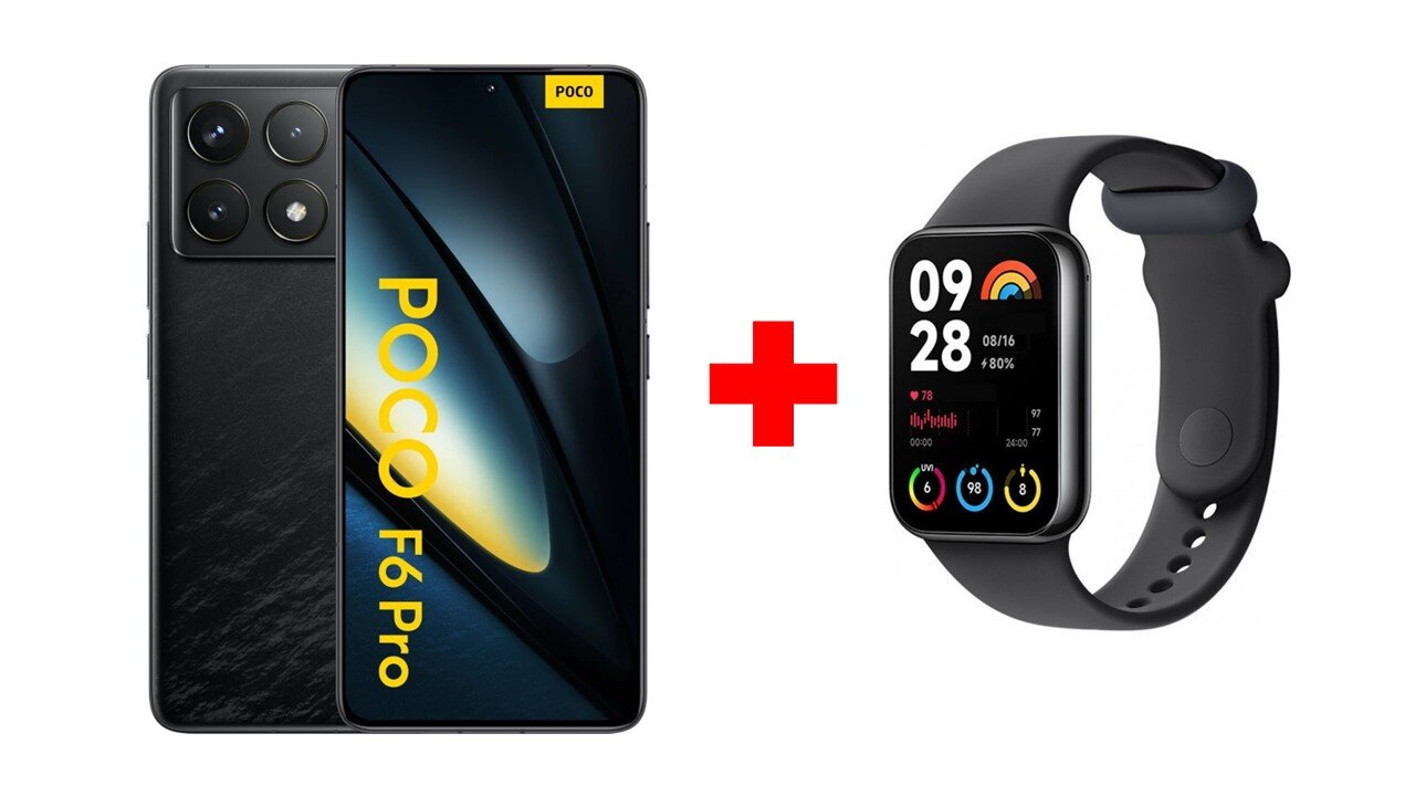 Xiaomi Poco F6 Pro 5G 12/512GB Black + Xiaomi Smart Band 8 Pro Black kaina ir informacija | Mobilieji telefonai | pigu.lt