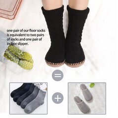 Neslystančios kojinės-šlepetės unisex Cotlig, juodos kaina ir informacija | Moteriškos kojinės | pigu.lt