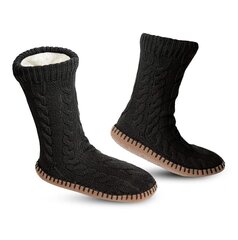 Neslystančios kojinės-šlepetės unisex Cotlig, juodos kaina ir informacija | Moteriškos kojinės | pigu.lt