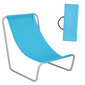 Sudedama paplūdimio kėdė Omimar, mėlyna kaina ir informacija | Lauko kėdės, foteliai, pufai | pigu.lt