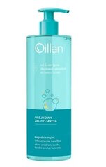 Kūno prausiklis Oillan Oil cleansing gel, 400 ml kaina ir informacija | Dušo želė, aliejai | pigu.lt