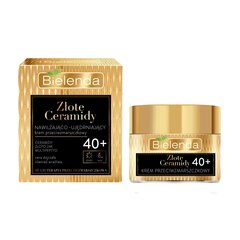 Veido kremas Bielenda Golden Ceramides, dieną/naktį drėkinantis stiprinantis 40+, 50 ml kaina ir informacija | Veido kremai | pigu.lt