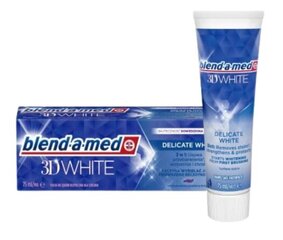 Dantų pasta Blend-A-Med Delicate White, 75 ml kaina ir informacija | Dantų šepetėliai, pastos | pigu.lt