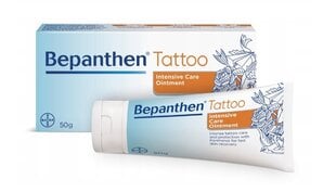 Kremas tatuiruotėms Bepanthen Tattoo, 50 g цена и информация | Кремы, лосьоны для тела | pigu.lt