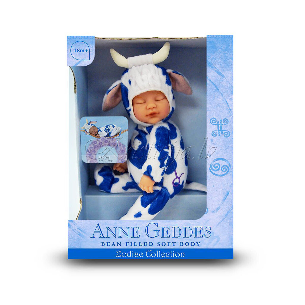 Lėlė Anne Geddes - Jautis, 23 cm kaina ir informacija | Minkšti (pliušiniai) žaislai | pigu.lt