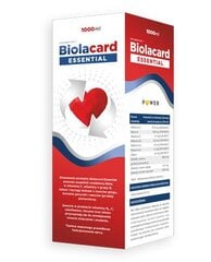 Biolacard Essential, ekologiškas natūralus priežiūra, 1000 ml цена и информация | Средства для очищения лица | pigu.lt