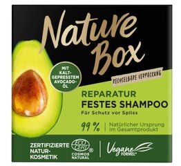 Kietasis plaukų šampūnas Nature Box Reparatur Festes Shampoo, 85 g kaina ir informacija | Šampūnai | pigu.lt