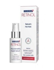 Naktinis veido serumas Novaclear Retinol Night Serum, 30 ml kaina ir informacija | Veido aliejai, serumai | pigu.lt