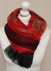 Тонкий прозрачный шарф, пляжная шаль для женщин цена и информация | Женские шарфы, платки | pigu.lt