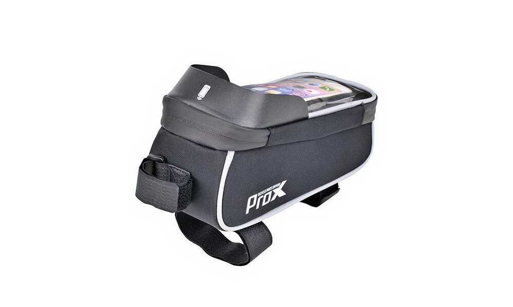 Dviračio krepšys ant rėmo ProX Nevada312, juoda kaina ir informacija | Krepšiai, telefonų laikikliai | pigu.lt