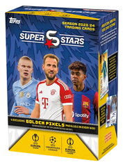 Futbolo kortelės Topps UEFA Superstars Season 2023/2024 Blaster Box, 8 x 8 vnt. kaina ir informacija | Kolekcinės kortelės | pigu.lt