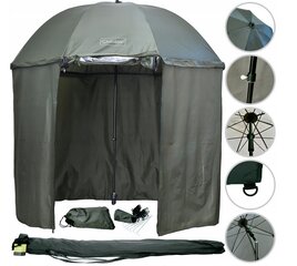 Žvejybinis skėtis - palapinė, 250cm kaina ir informacija | Kiti žvejybos reikmenys | pigu.lt