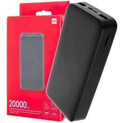 Зарядное устройство Power Bank Xiaomi POWERBANK 20000мАч 2хUSB-кабель 20000мАч 18 Вт цена и информация | Зарядные устройства Power bank | pigu.lt