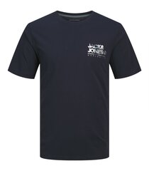 Jack & Jones мужская футболка 12256785*01, тёмно-синий 5715604742298 цена и информация | Мужские футболки | pigu.lt