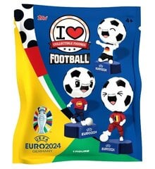 Kolekcionuojamos figūrėlės Topps I love Football UEFA EURO 2024 Booster Pack цена и информация | Коллекционные модели автомобилей | pigu.lt